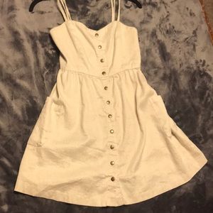 FOREVER21 Cream color dress